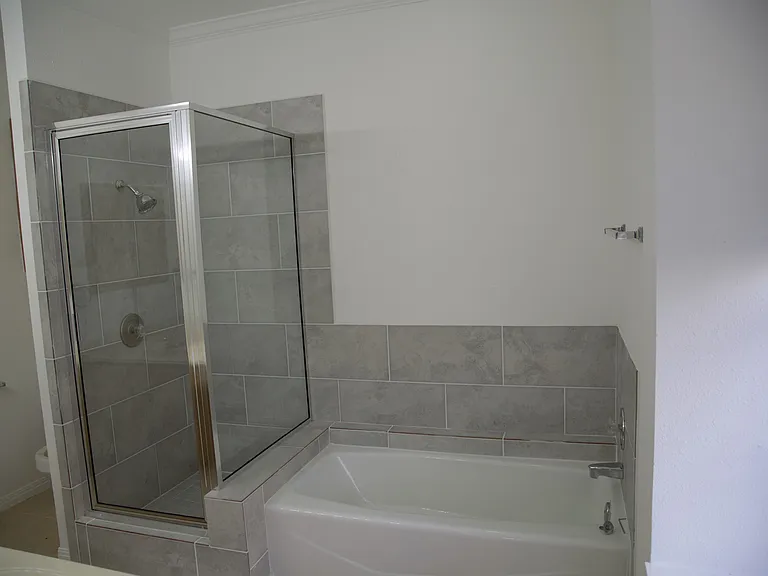 Updated master bathroom, brand new shower.