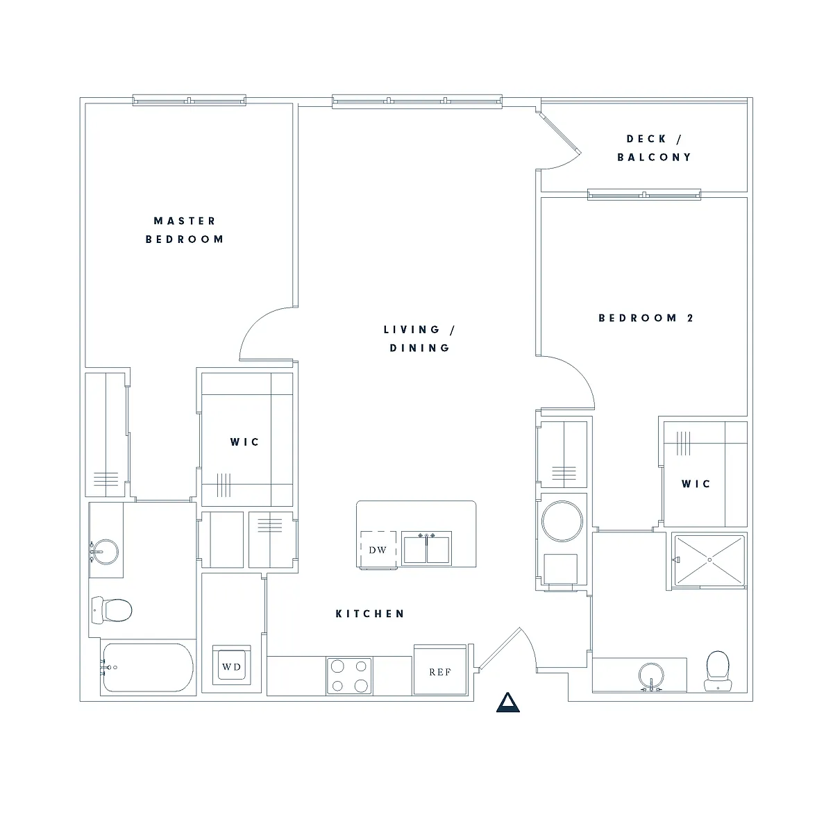Floor plan Iberville