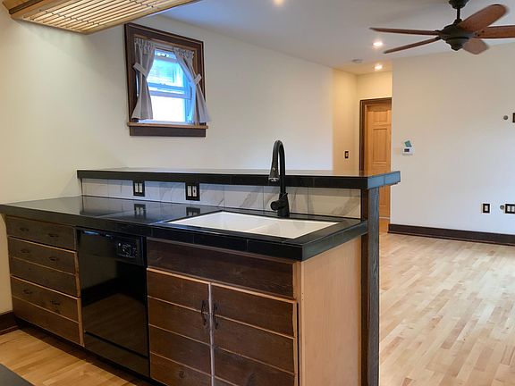 first floor kitchen/living space