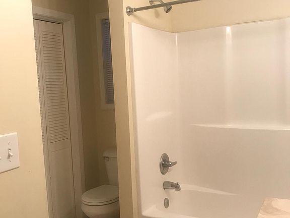 First floor bathroom with laundry