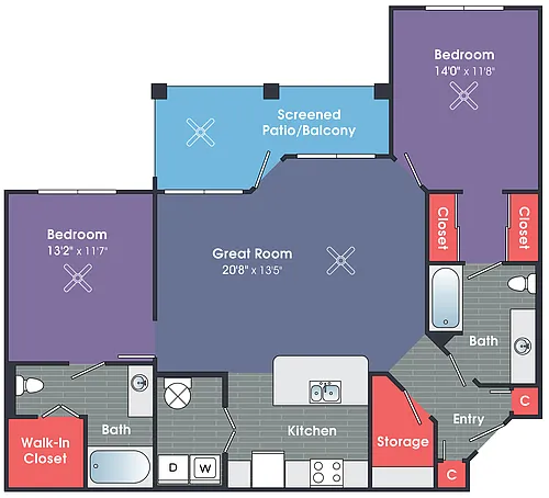 Floor plan Carriacou