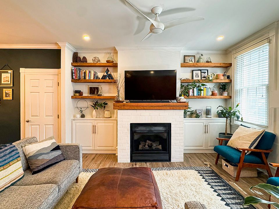 Large living area with tons of natural light