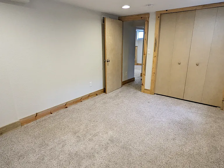 Basement Bedroom with Oversized Closet