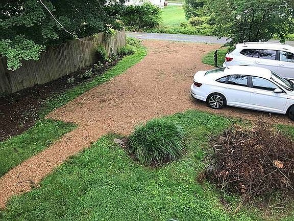 off-street parking in rear
