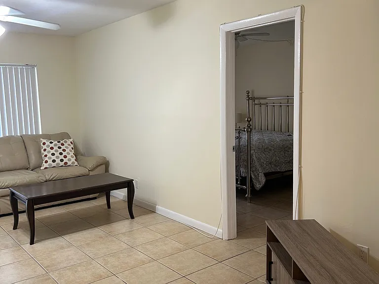 furnished living room