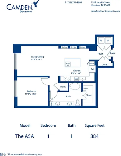 Floor plan The A5