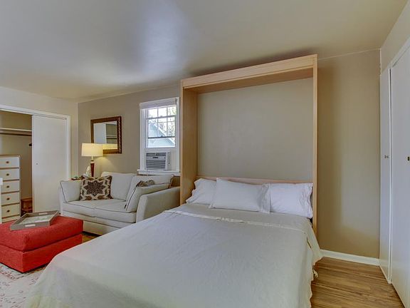 Murphy bed opened