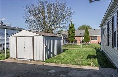 Second storage shed within a fully fenced yard