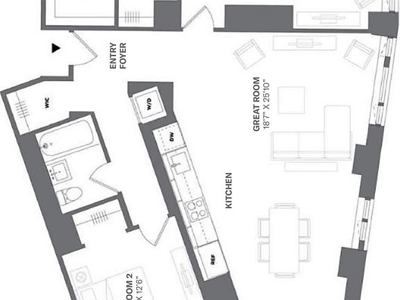 2nd image of 15 William St APT 26E