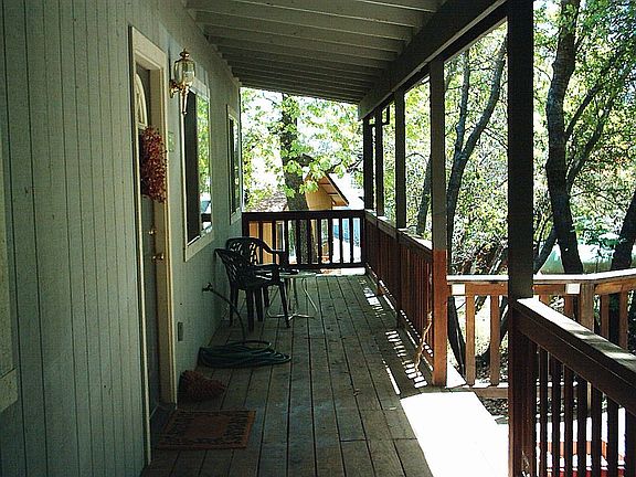looking across front deck