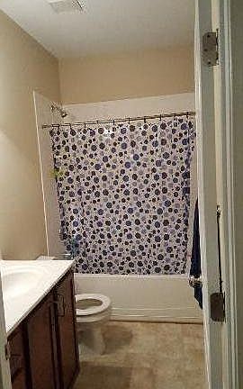 Master bathroom 2, full shower/tub, single vanity