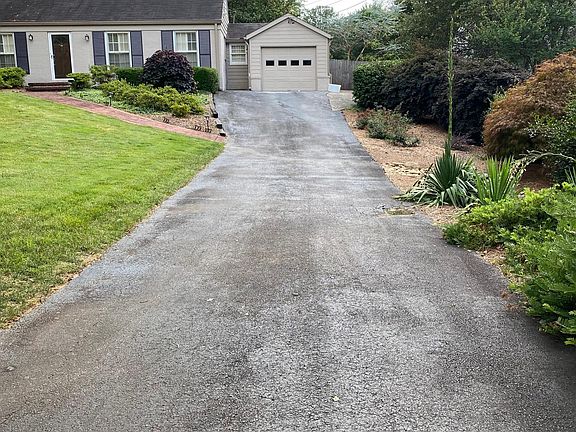 Long driveway.
