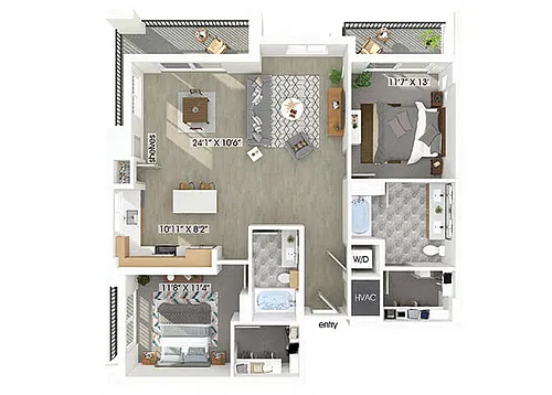 Floor plan B7