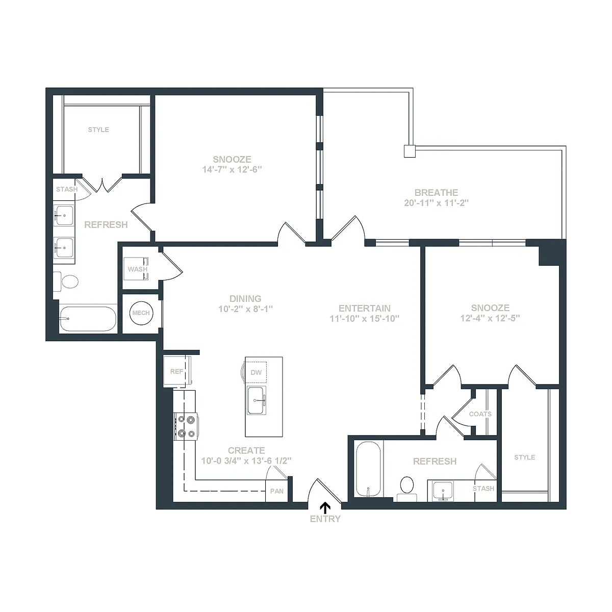 Floor plan B4