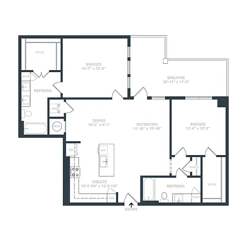 Floor plan B4