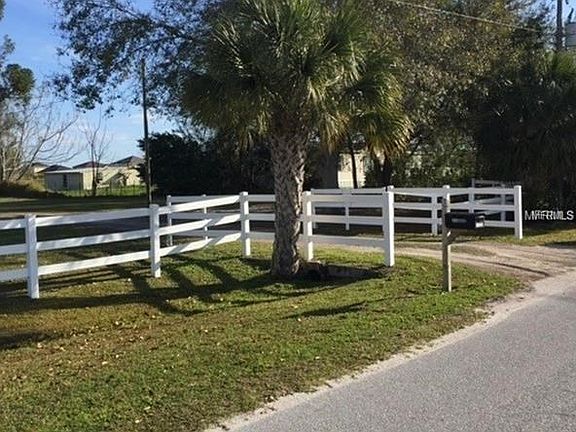 Property entrance view from road