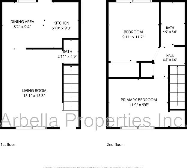 2 bed, 1.5 bath, 877 sqft, $975 — Photo 2
