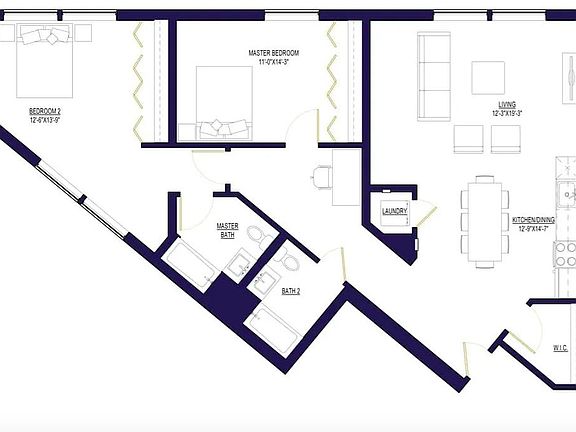 2nd image of 2521 N California Ave #201