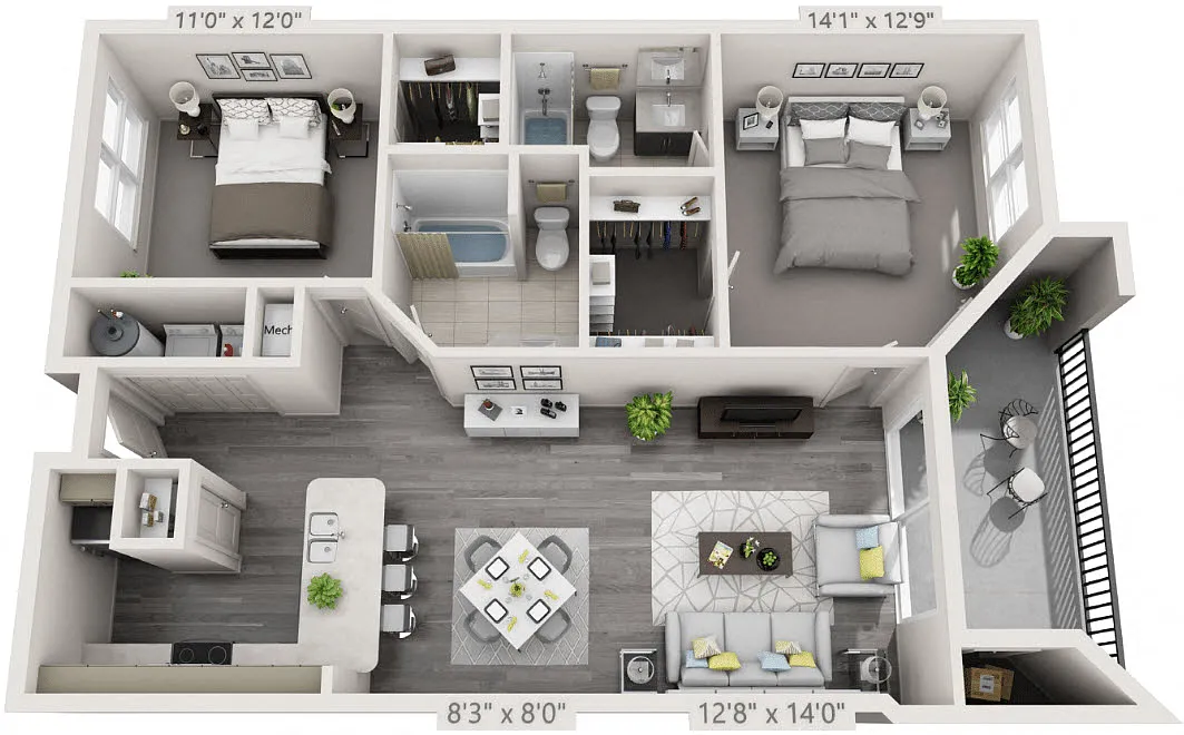 Floor plan CHESAPEAKE
