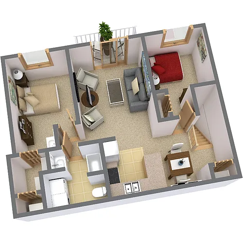 Floor plan Front Penthouse