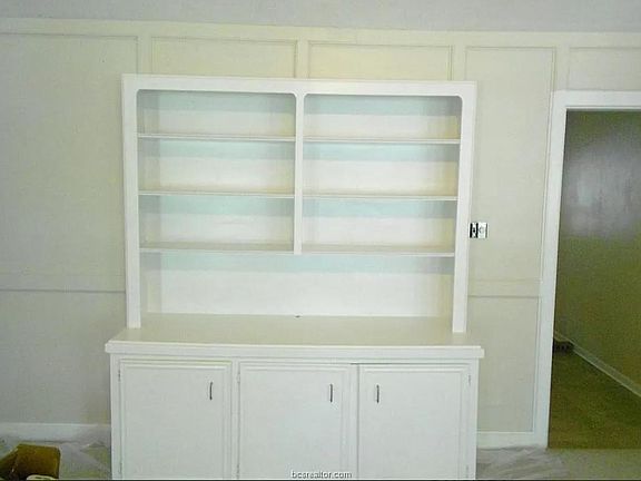 Cabinets in living room