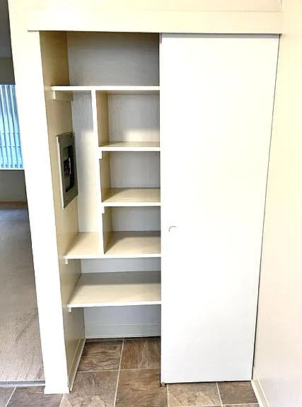 Dining area closet