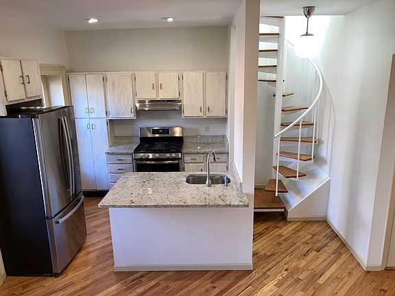 Kitchen with granite counter tops