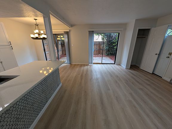 Living room: view of patio