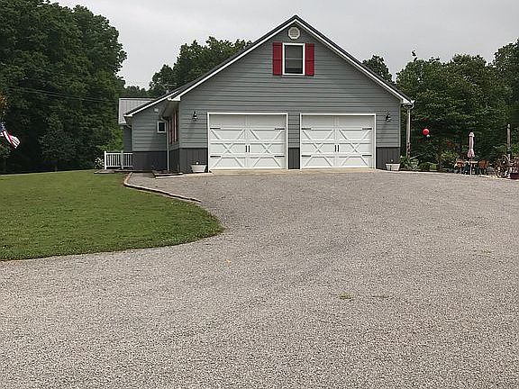 South end of house/garage