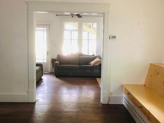 Dinning room, living room in the background