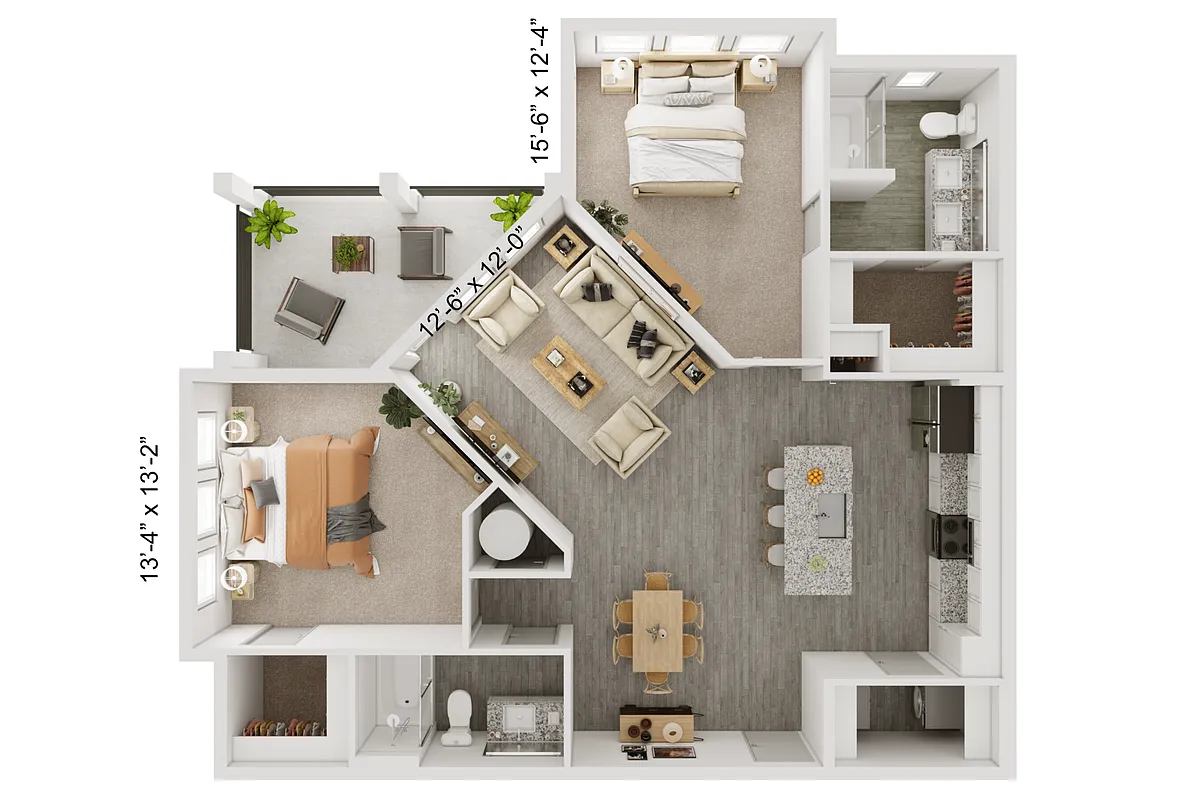 Floor plan B2