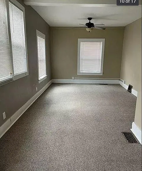 Master bedroom includes private bathroom