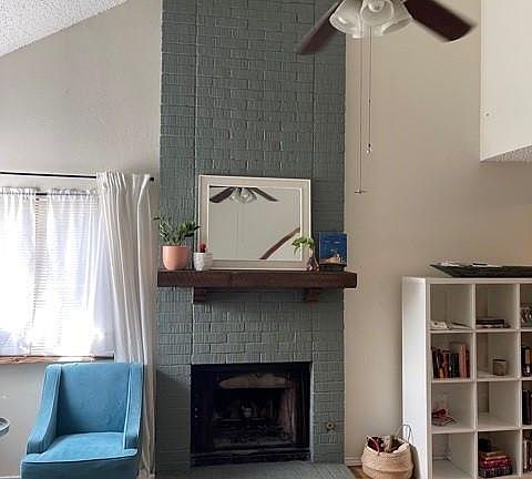 Working fireplace