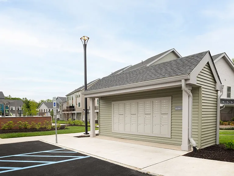 Townhome mail center