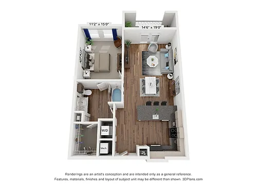 Floor plan A1A