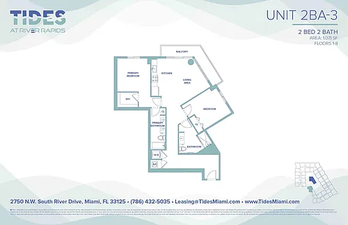 Floor plan 2BA-3