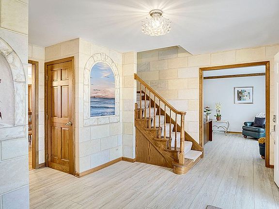 Custom Painted foyer