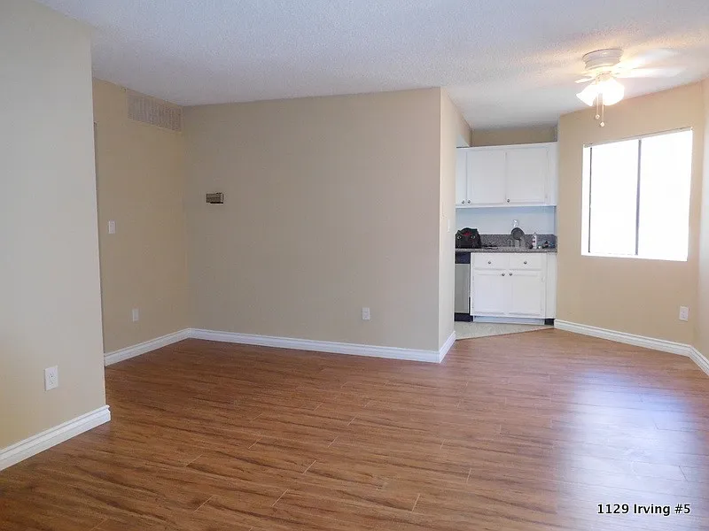 view into living/dining area