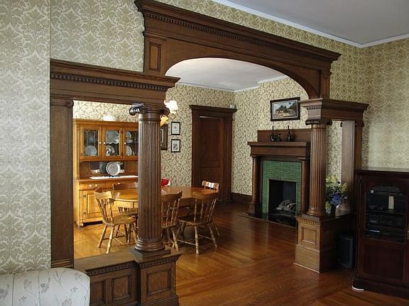 Formal Dining Room & Fireplace