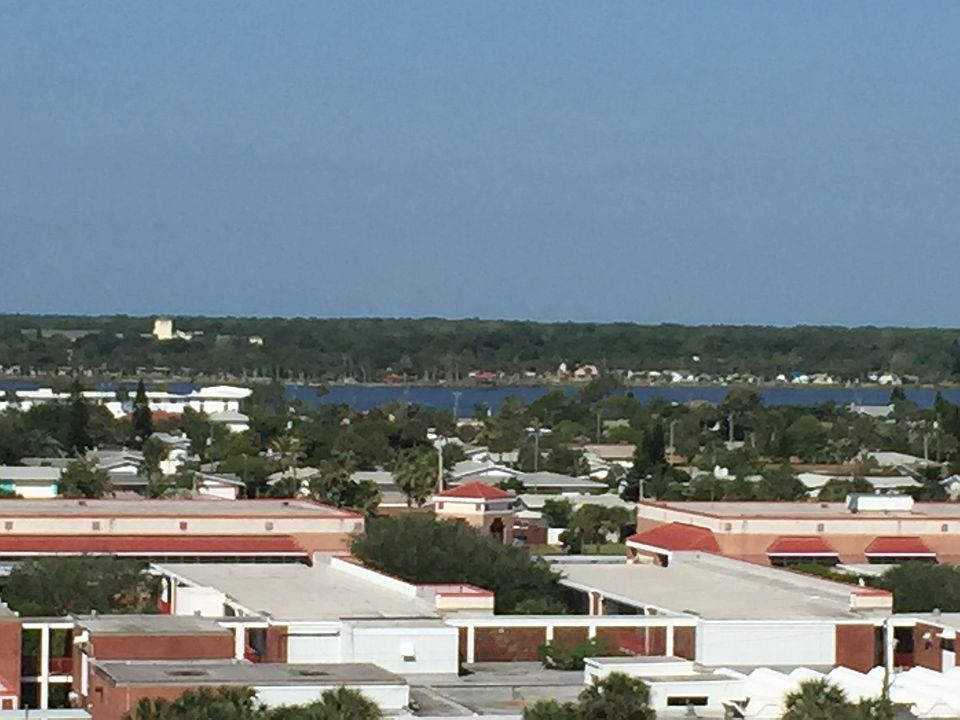 West view of river from balcony