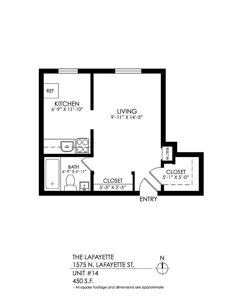 Floor plan Studio