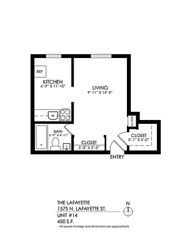 Floor plan Studio