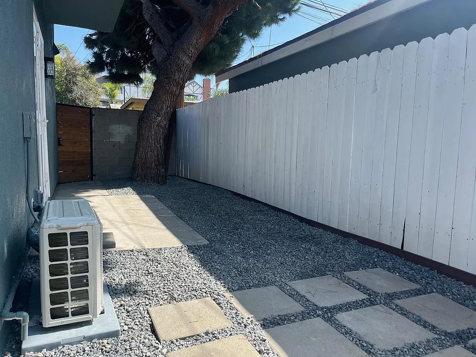private yard space