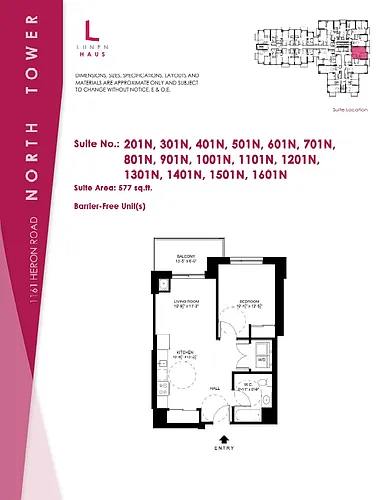 Floor plan 1501N