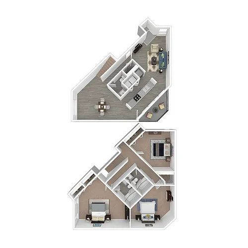 Floor plan 3x2.5 Medium