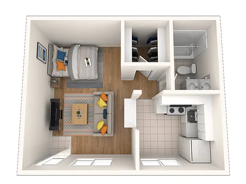 Floor plan Studio