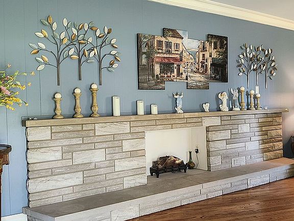 European Stonework Mantle