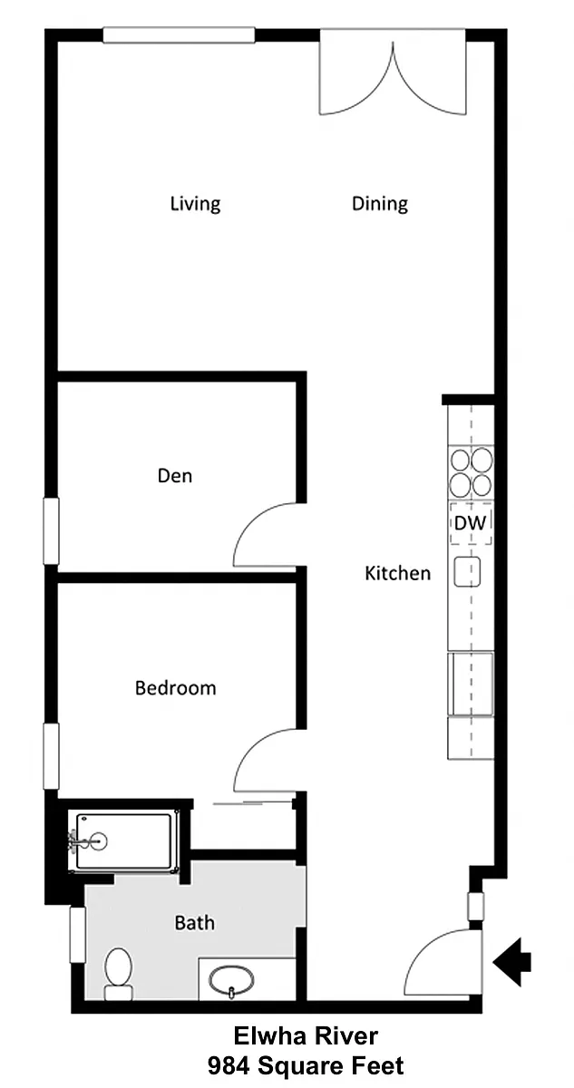 Floor plan Elwha River