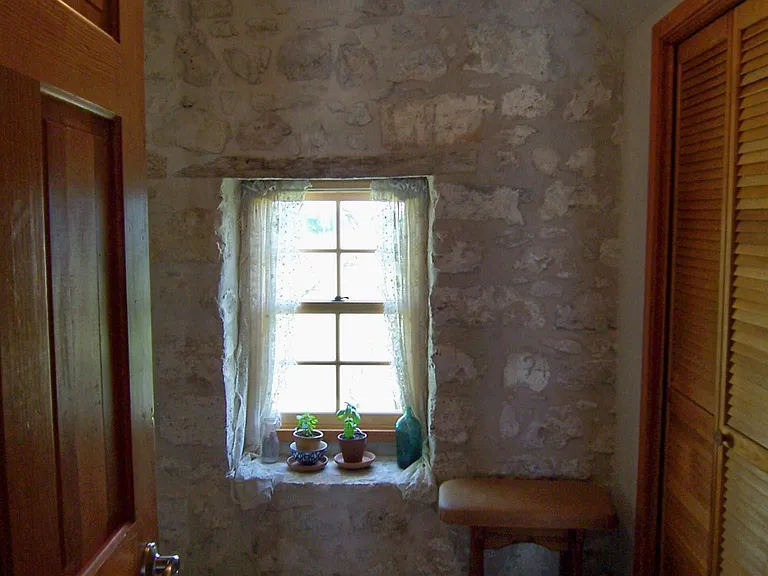 Loft bathroom window & closet door