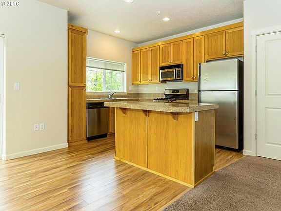 Kitchen and island